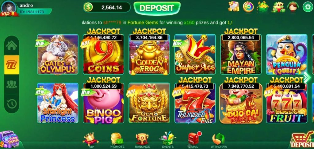 pana slots